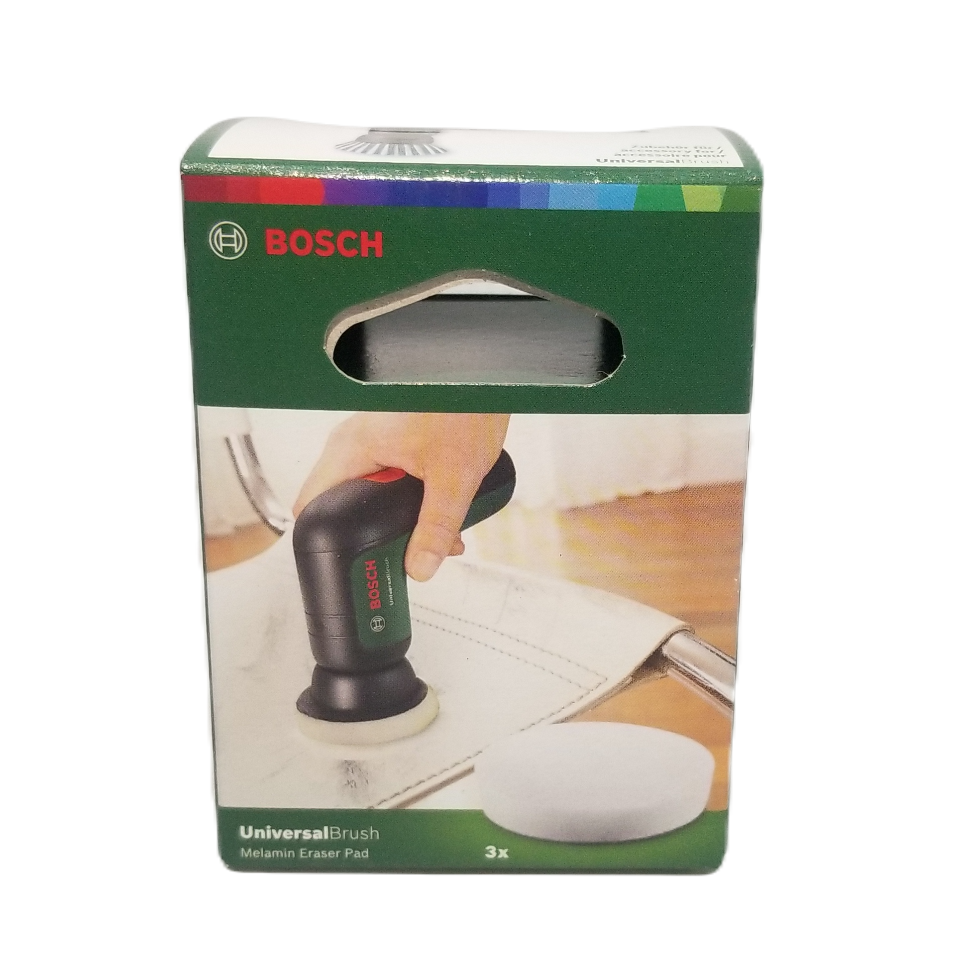 แผ่นฟองน้ำเมลามีน (ขัดละเอียด) สำหรับเครื่องขัดอเนกประสงค์ 3.6V Universal Brush BOSCH