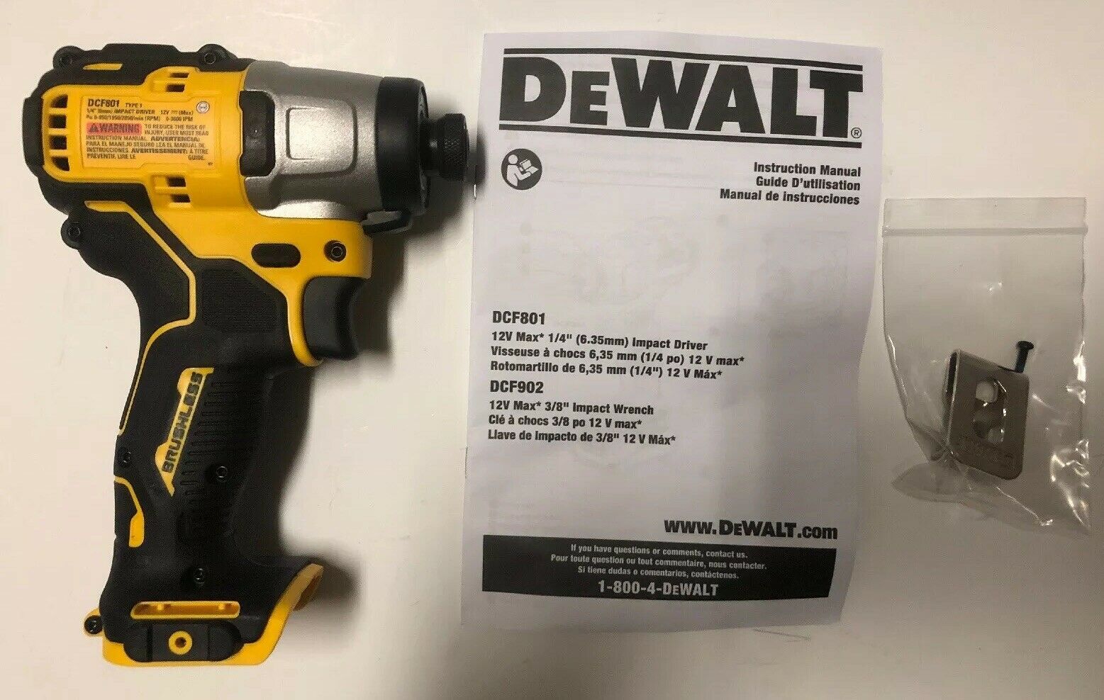 ไขควงกระแทก12V DCF801N DEWALT
