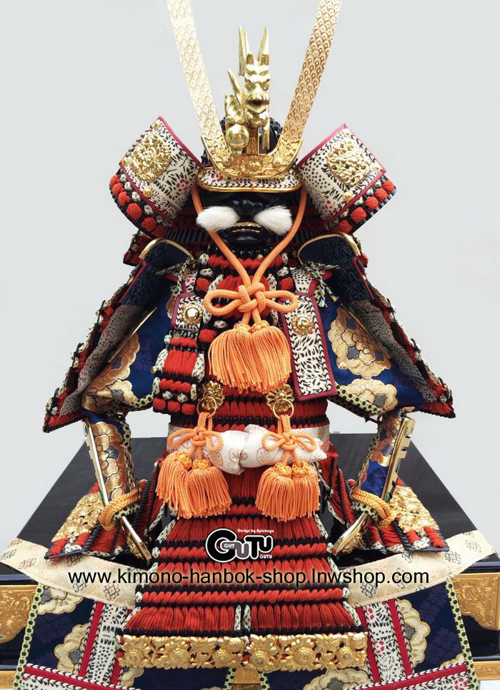 ชุดเกราะซามูไร ญี่ปุ่นแท้ Y O R O I +กล่อง no.4 SIZE:77cm