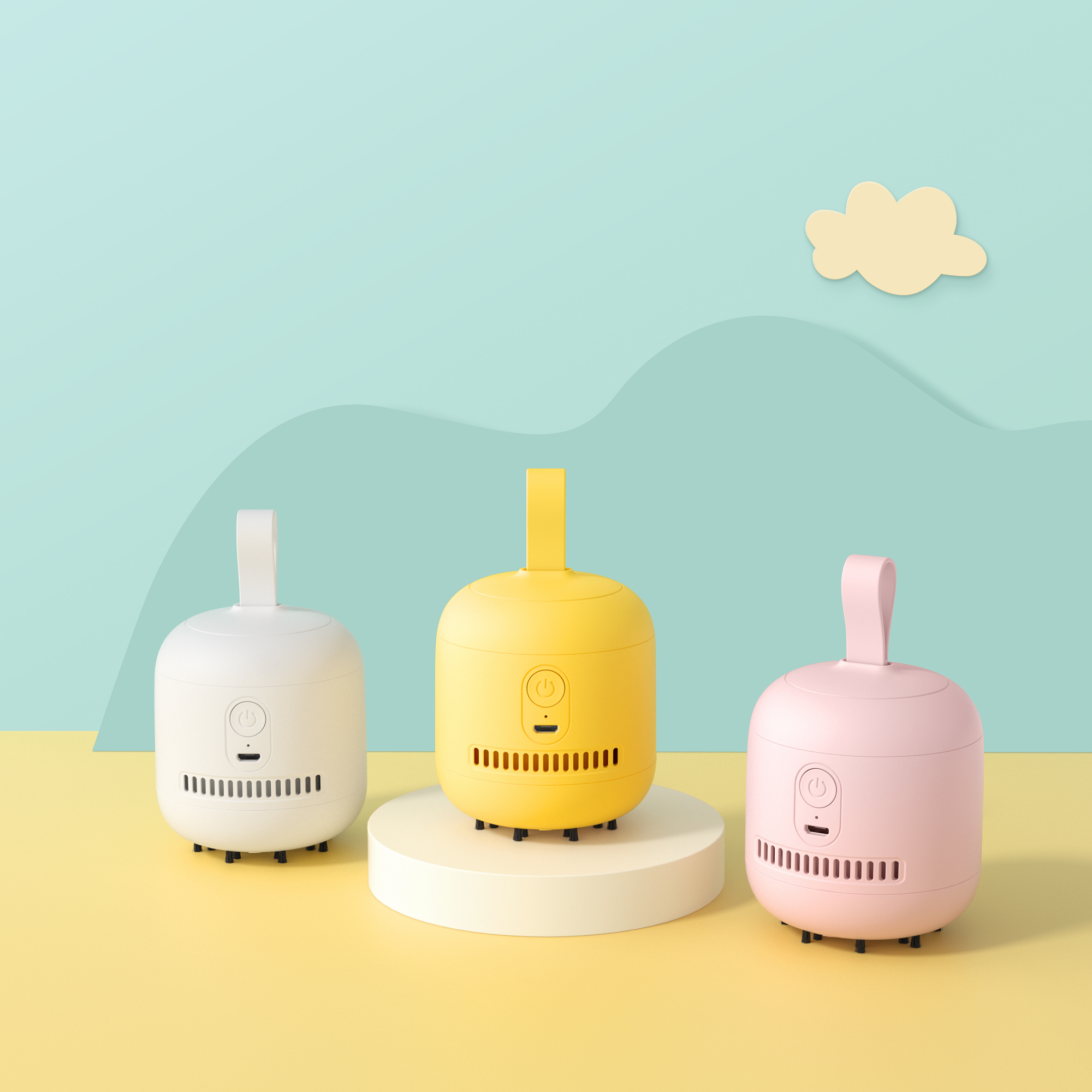 Jisulife DC01 Desktop Vacuum เครื่องดูดฝุ่นคีย์บอร์ด ยางลบ ขนาดเล็ก