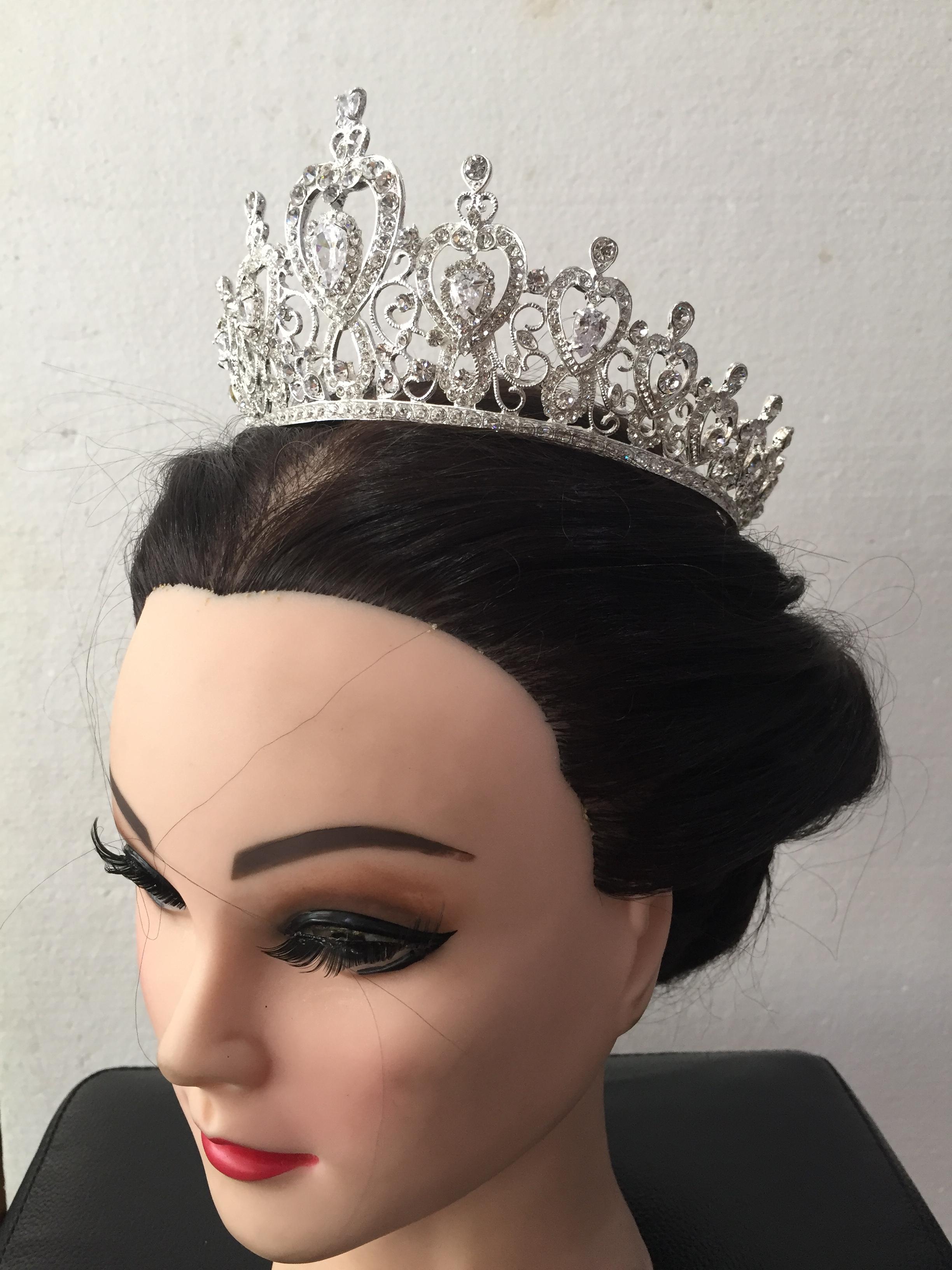 (พร้อมส่ง) มงกุฎ 038 สีเงิน