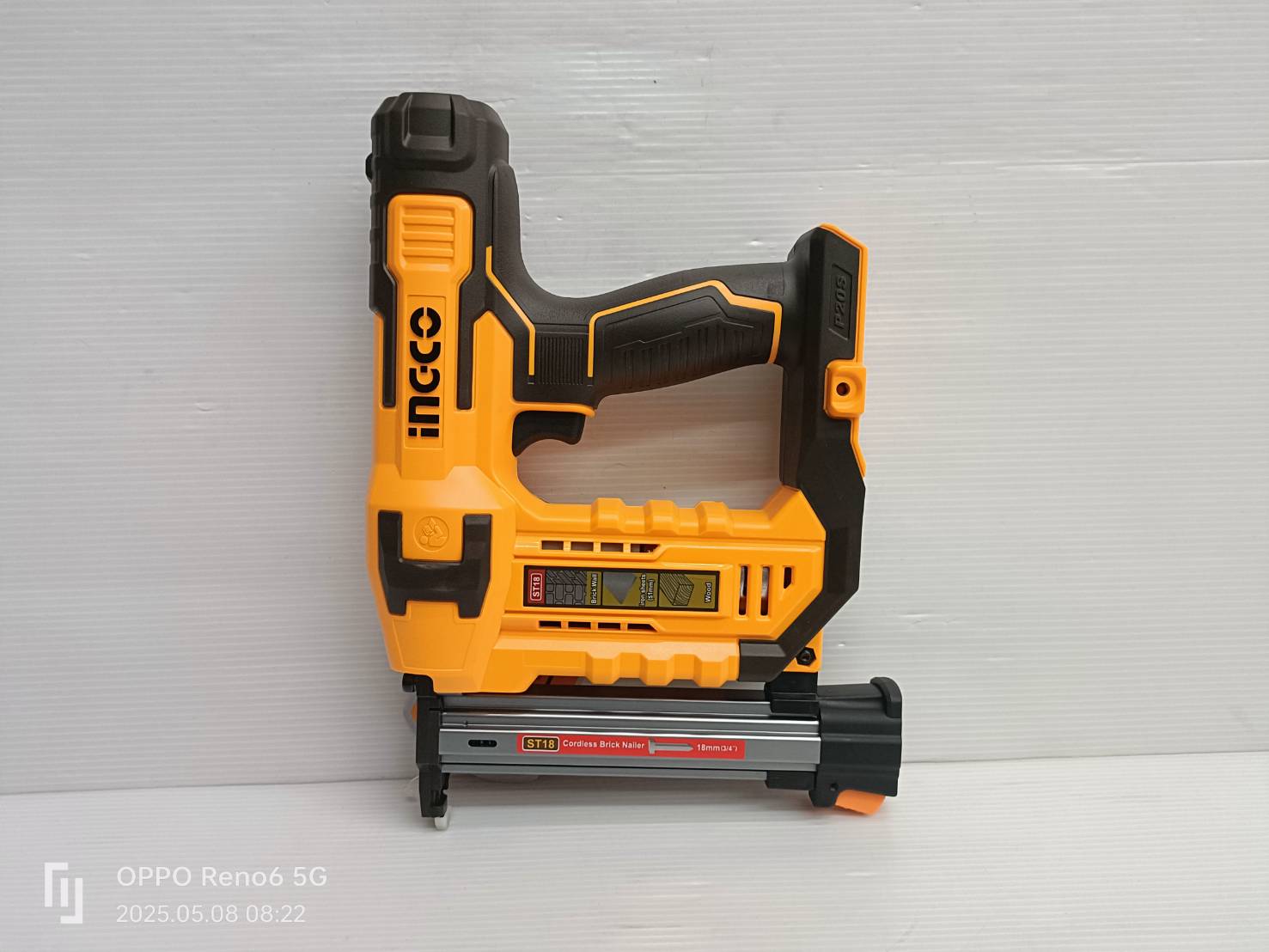 INGCO CSTLI3805 ปืนยิงคอนกรีด20V ST-18 (ตัวเปล่า)