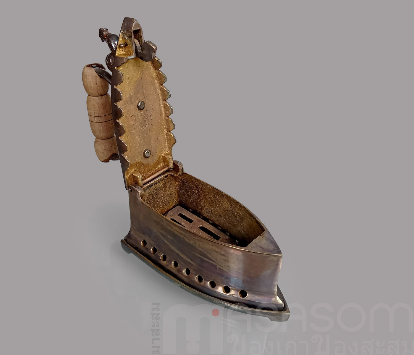 เตารีดทองเหลืองหัวไก่ 9 นิ้ว