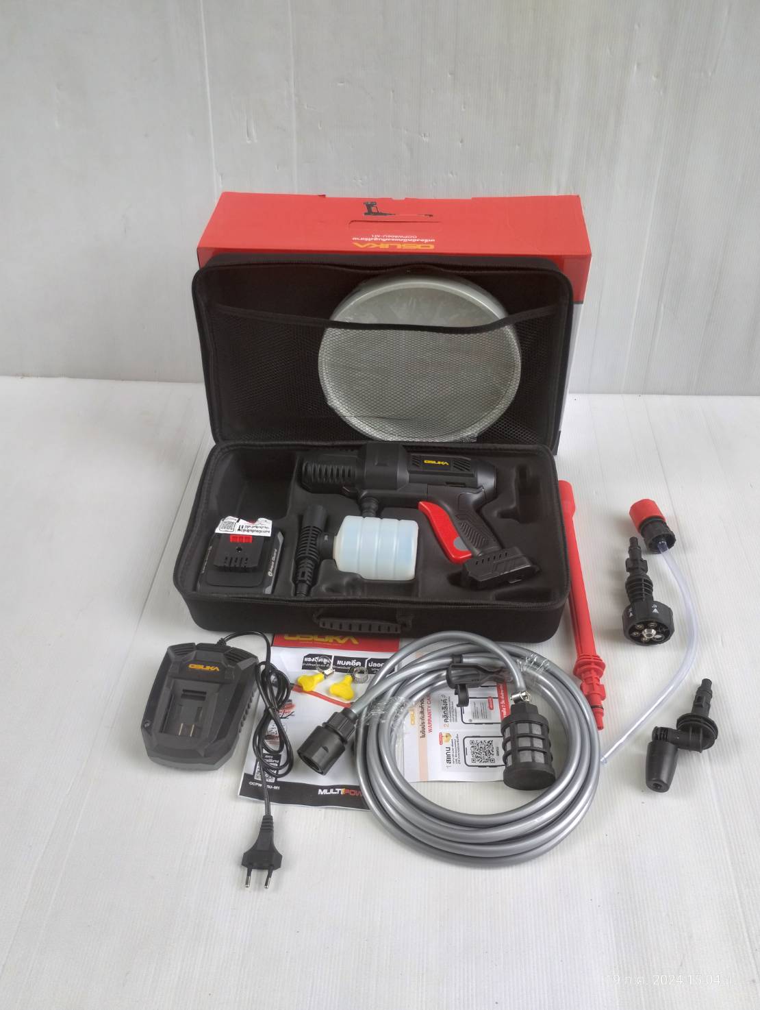 เครื่องอัดฉีดแรงดันสูงไร้สาย OCPW606U-M1 OSUKA