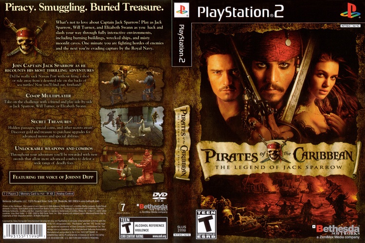 PIRATES OF THE CARIBBEAN THE LEGEND OF JACK SPARROW [US : DVD5 1 Disc]