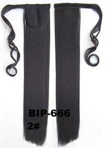 (พร้อมส่ง) วิกหางม้าแบบผูกมีปอยผมตรง ยาว 50 cm