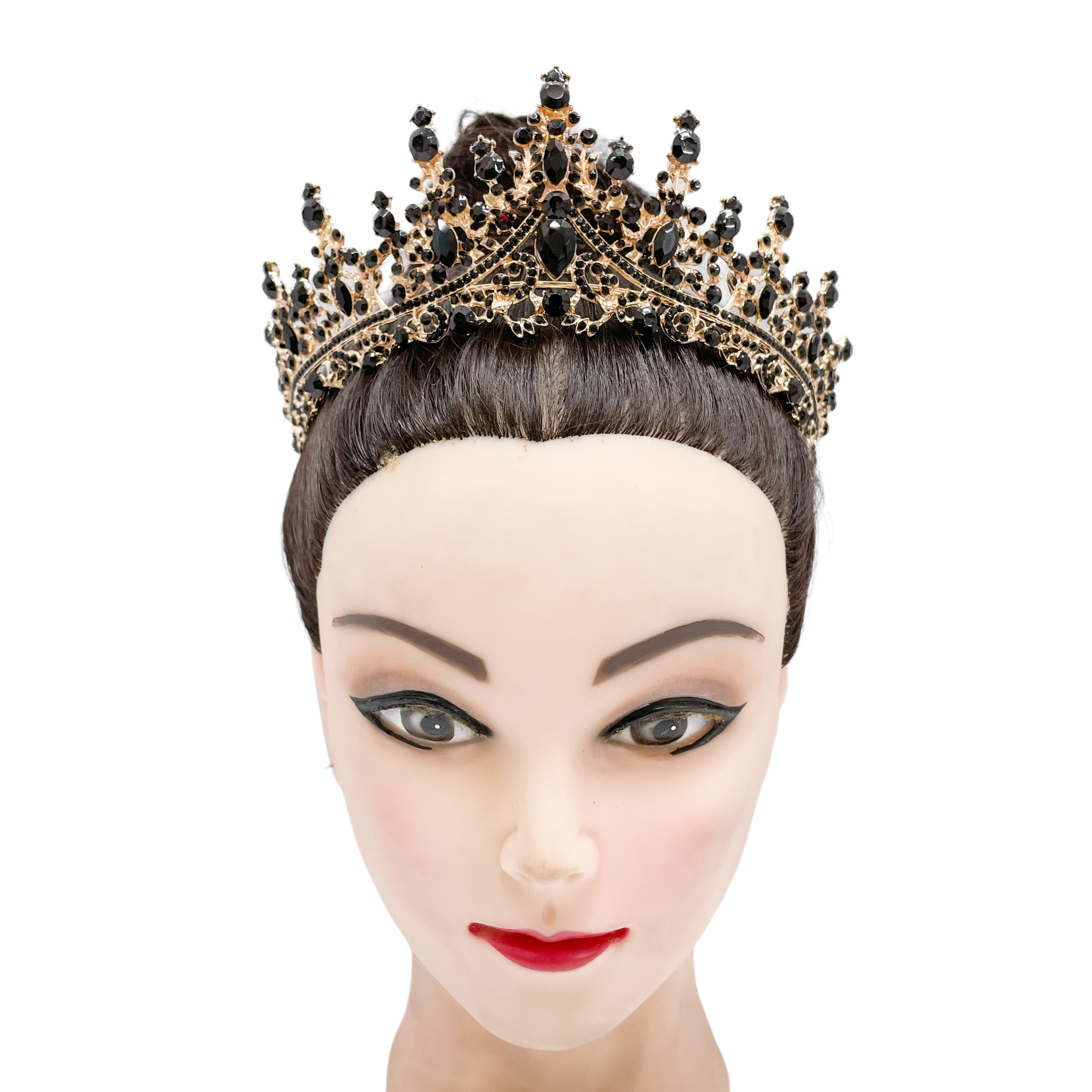 (พร้อมส่ง) มงกุฎสีดำ 273 มงกุฎนางงาม งานสวย ปราณีต QCเพชรทุกเม็ด ร้านคนไทย คุยง่าย ส่งเร็ว