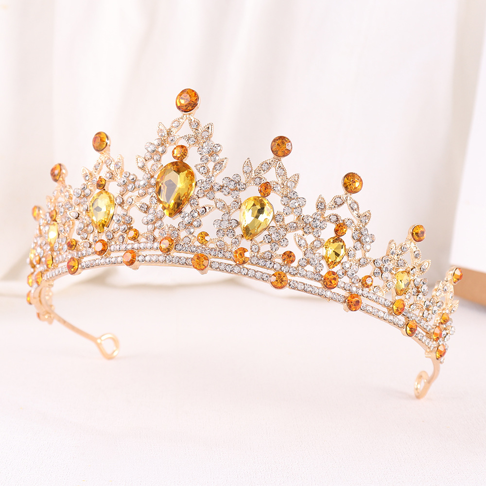 (พร้อมส่ง) เทียร่า 146 สีทอง-เหลืองA งานสวย ปราณีต QCเพชรทุกเม็ด สินค้าพร้อมส่งจากไทย