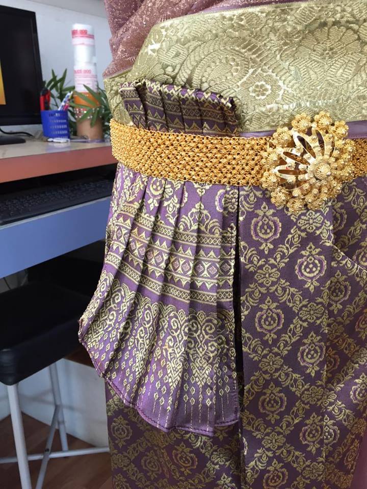 (พร้อมส่ง) ชุดไทยพร้อมส่ง รหัส 018