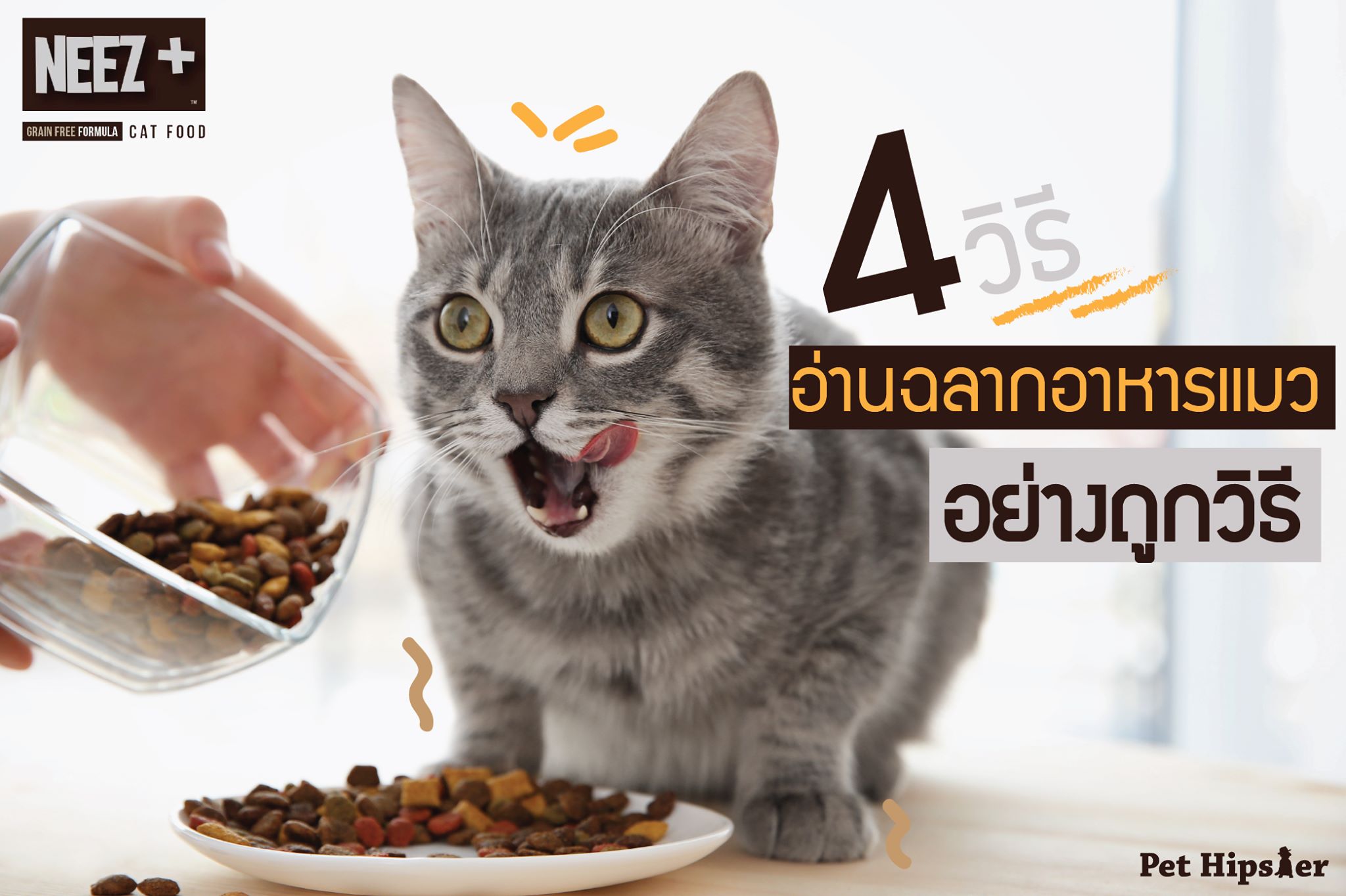 NEEZ+อาหารแมว นีซพลัส เกรนฟรี พรีเมี่ยมสำหรับน้องแมว 🐥สูตรแมวใหญ่ 1 กิโล 250.- เหมาะกับแมวโต อายุ 4 เดือน-12 ปี (ฟรีส่ง)