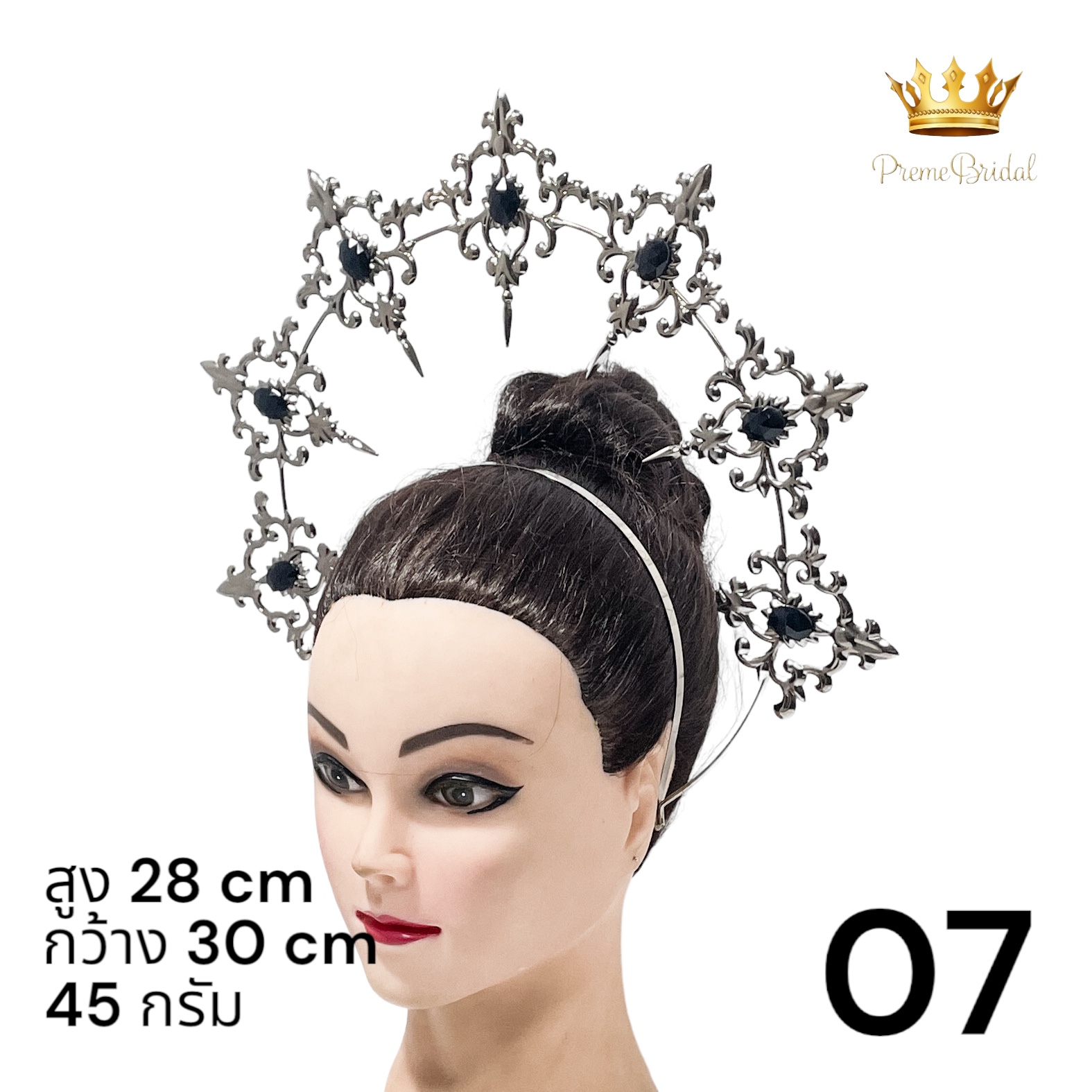 ที่คาดผมออร่า คาดผมเทพ มงกุฎเทพี พระแม่มารี เทพีแห่งบาร็อค งานโลหะ สวยตรงปก ส่งเร็วจาก จ.อุบลราชธานี