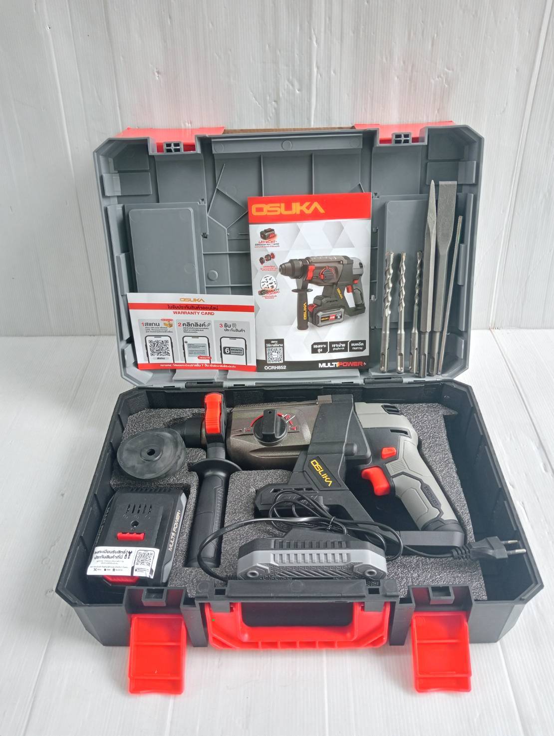 สว่านโรตารี่ไร้สาย 20V OCRH852-M1 OSUKA