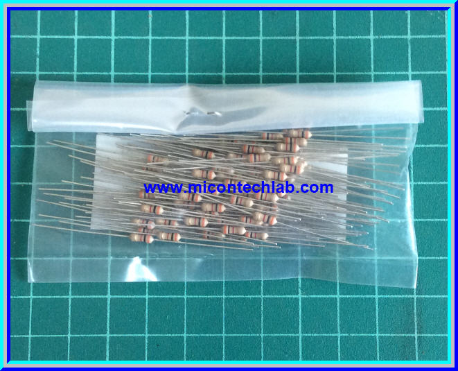 10x Resistor 3 Kohm 1/4 Watt 5% Cabon Resistor