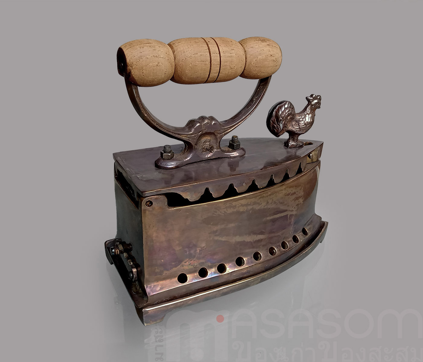 เตารีดทองเหลืองหัวไก่ 9 นิ้ว