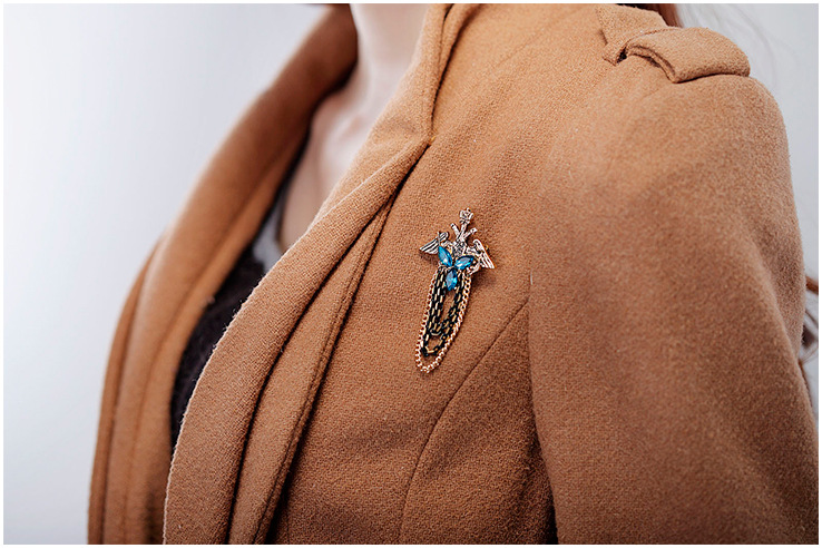 (พร้อมส่ง) เข็มกลัดเจ้าบ่าว 008