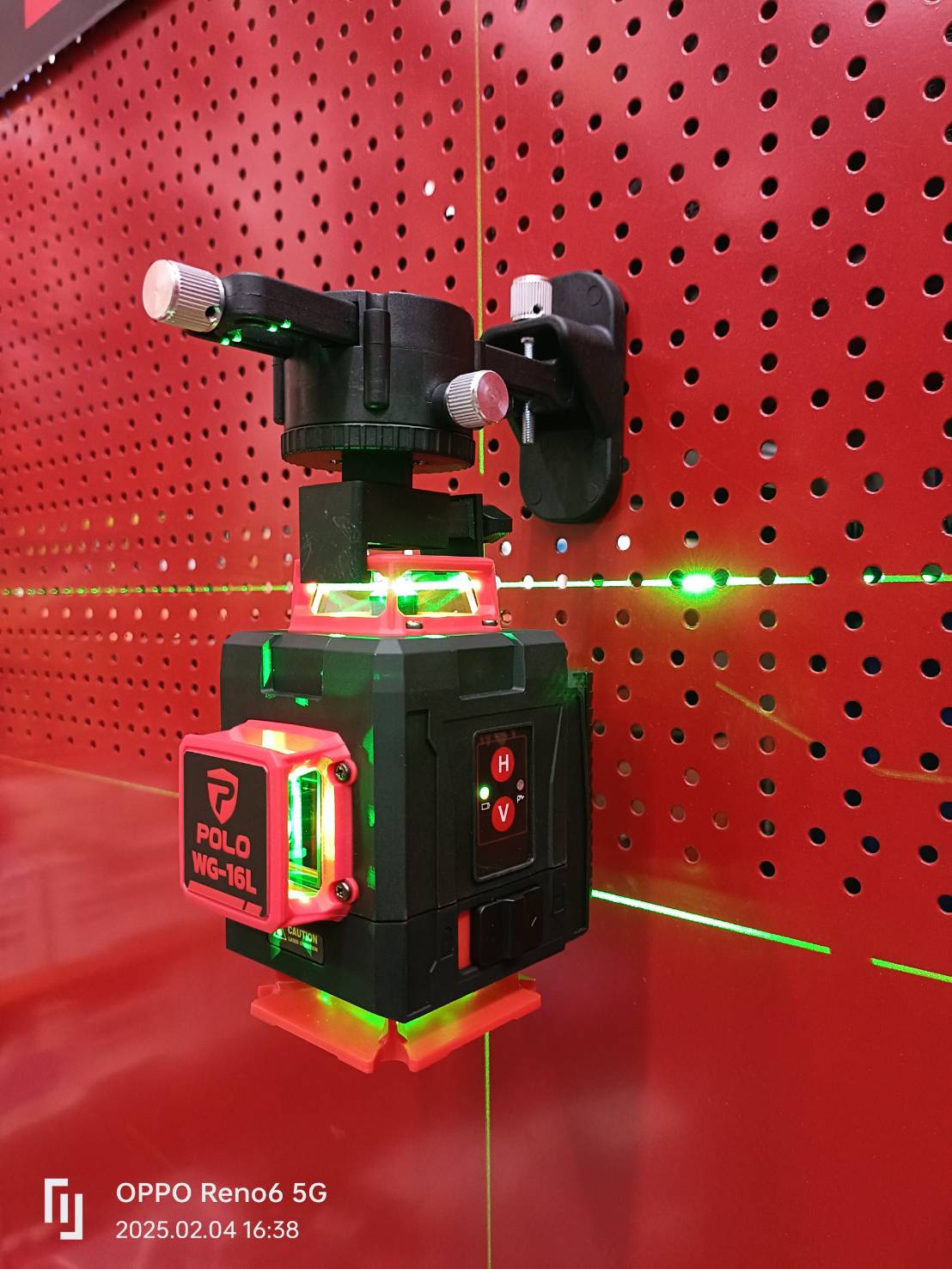 POLO เลเซอร์แสงสีเขียว 16เส้น WG-16L พร้อมขาตั้ง
