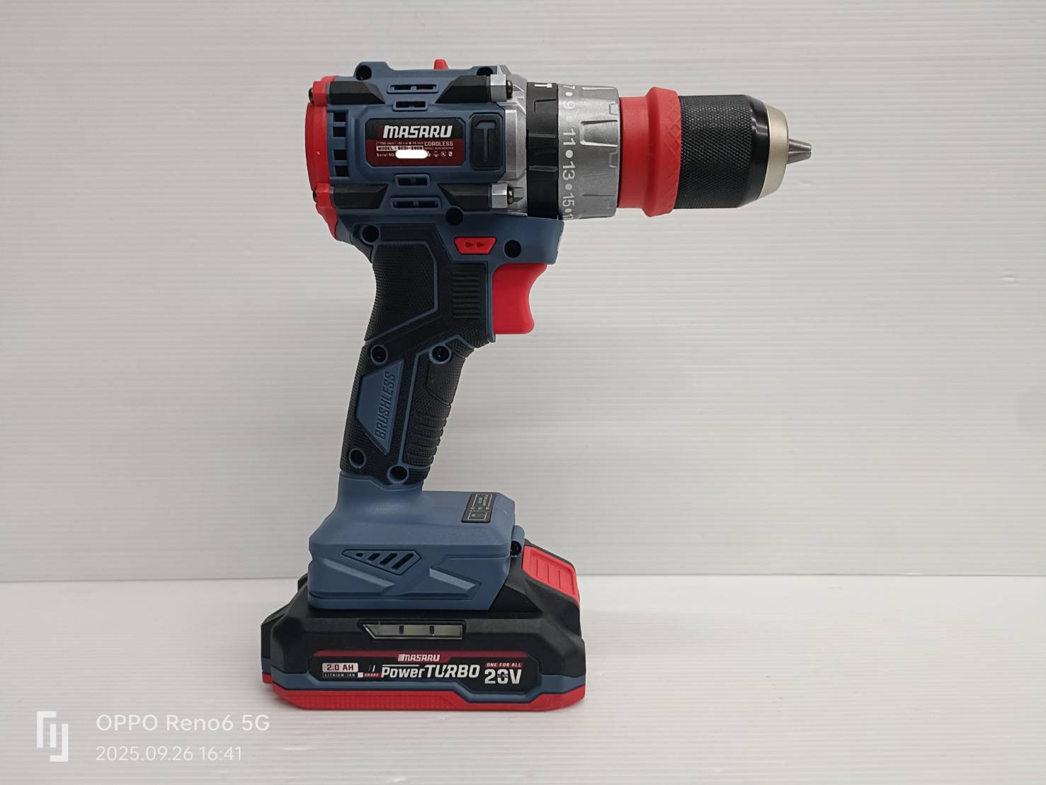 MASARU สว่านกระแทก20V 3ระบบ SCDI-240-B2