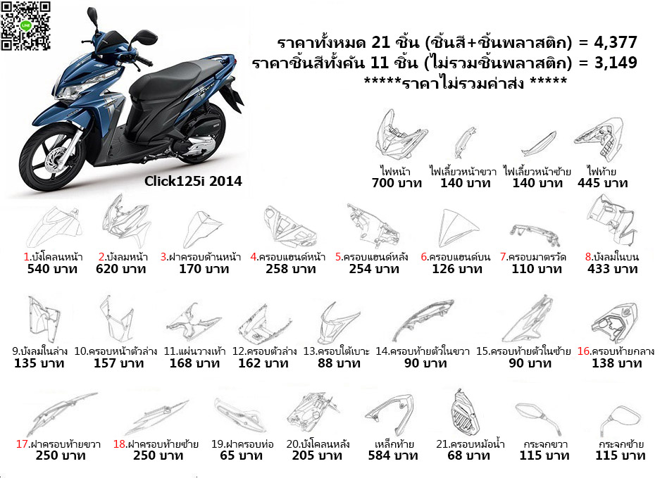 ชุดสี Click125i (2014)