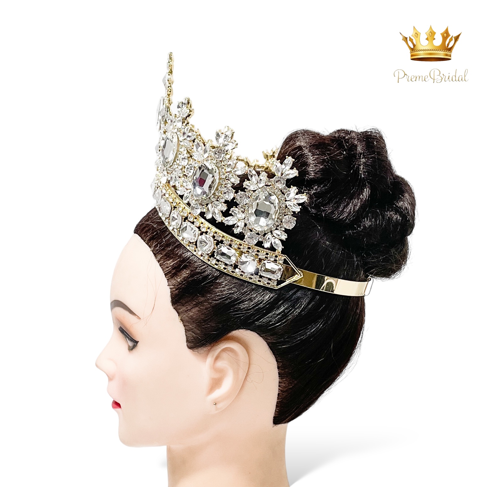 (พร้อมส่งจากไทย) มงกุฏ 100 สีทอง มงกุฎนางงาม มงกุฎเพชร มงกุฎประกวด สินค้าพร้อมส่ง ไม่ต้องรอนาน งานพรีเมี่ยม