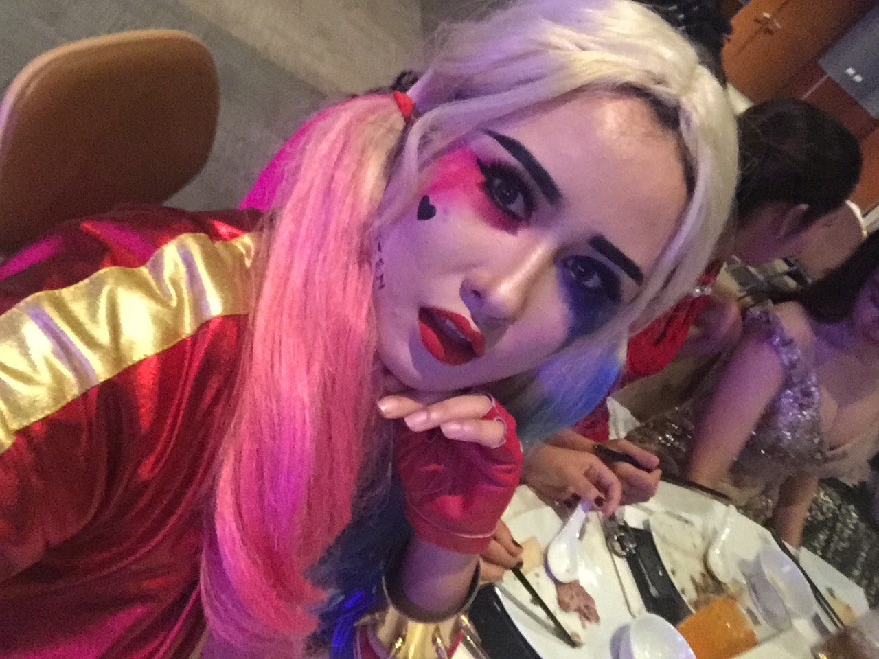 ชุด Harley Quinn / suicide squad 2016 / ชุดฮารี่ควิน