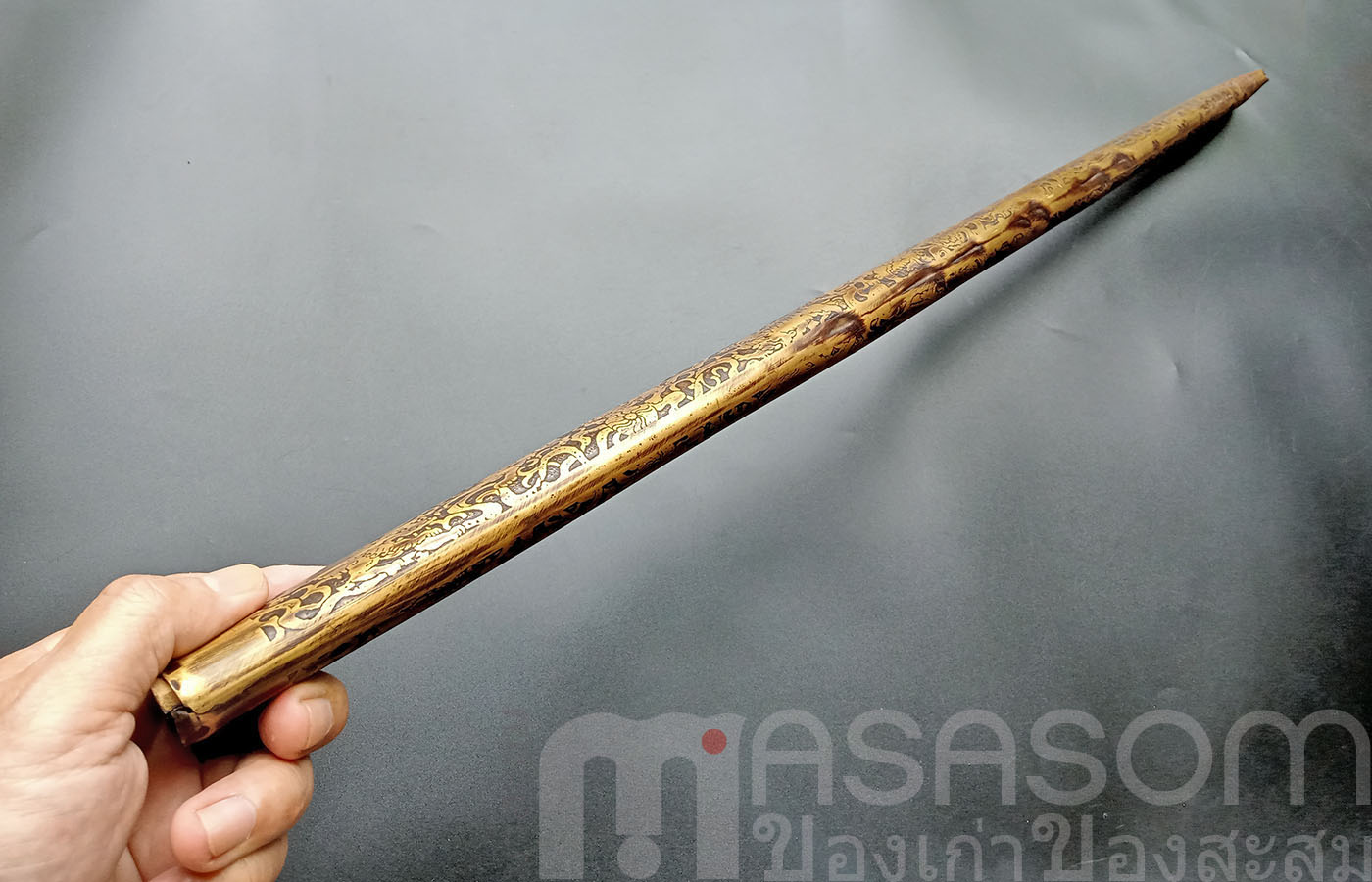 ฝักมีดทองเหลืองเก่า
