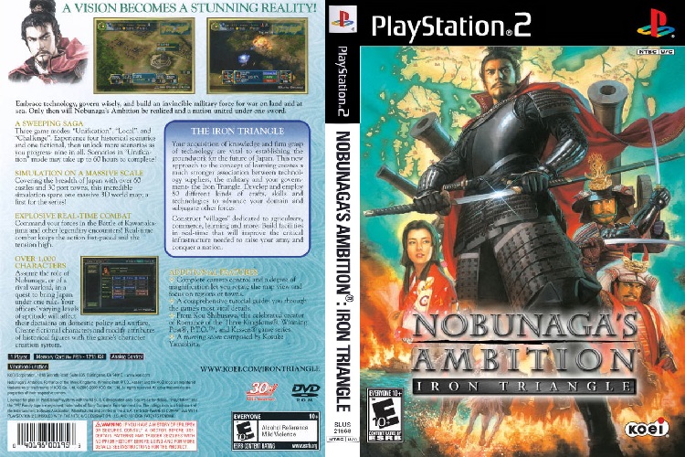 NOBUNAGA'S AMBITION IRON TRIANGLE [US : DVD5 1 Disc]