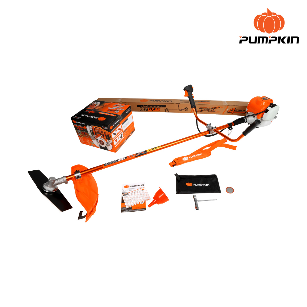 เครื่องตัดหญ้า 4 จังหวะ PTT-XTGX35 PUMPKIN XTREME 50466