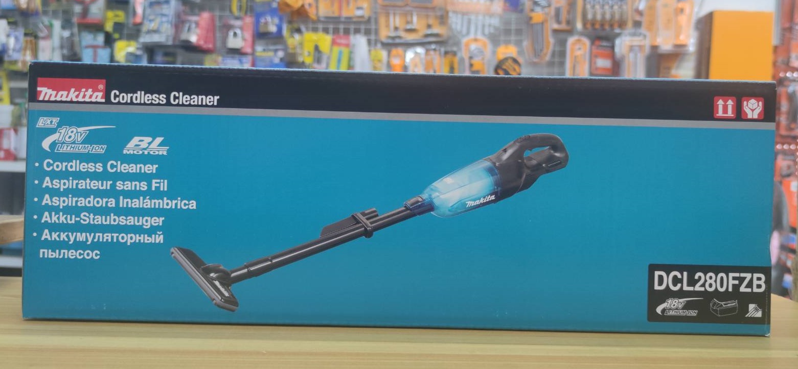 ดูดฝุ่นไร้สาย 18V สีดำ+ใส รุ่น DCL280FZB MAKITA เครื่องเปล่า
