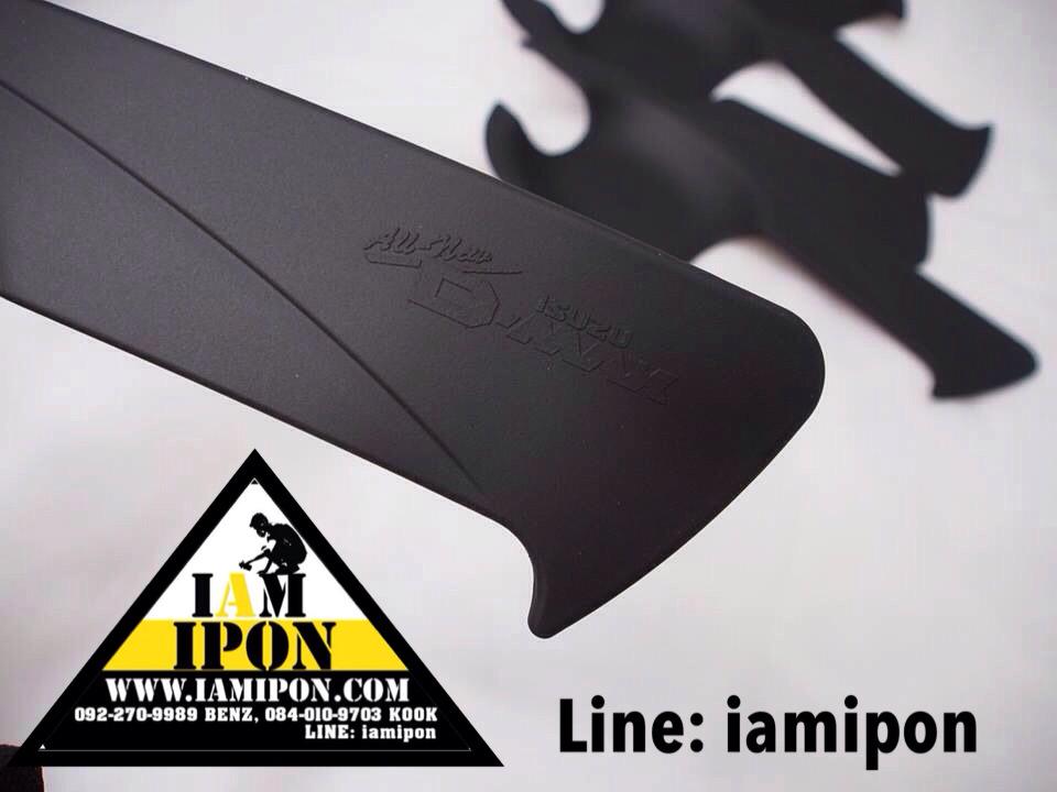 PLATE DOOR HANDLE COVER ALL NEW DMAX 2012 UP FLATBLACK CAB เบ้ารองมือเปิดประตูดำด้านออนิวดีแม็ก 2012 UP