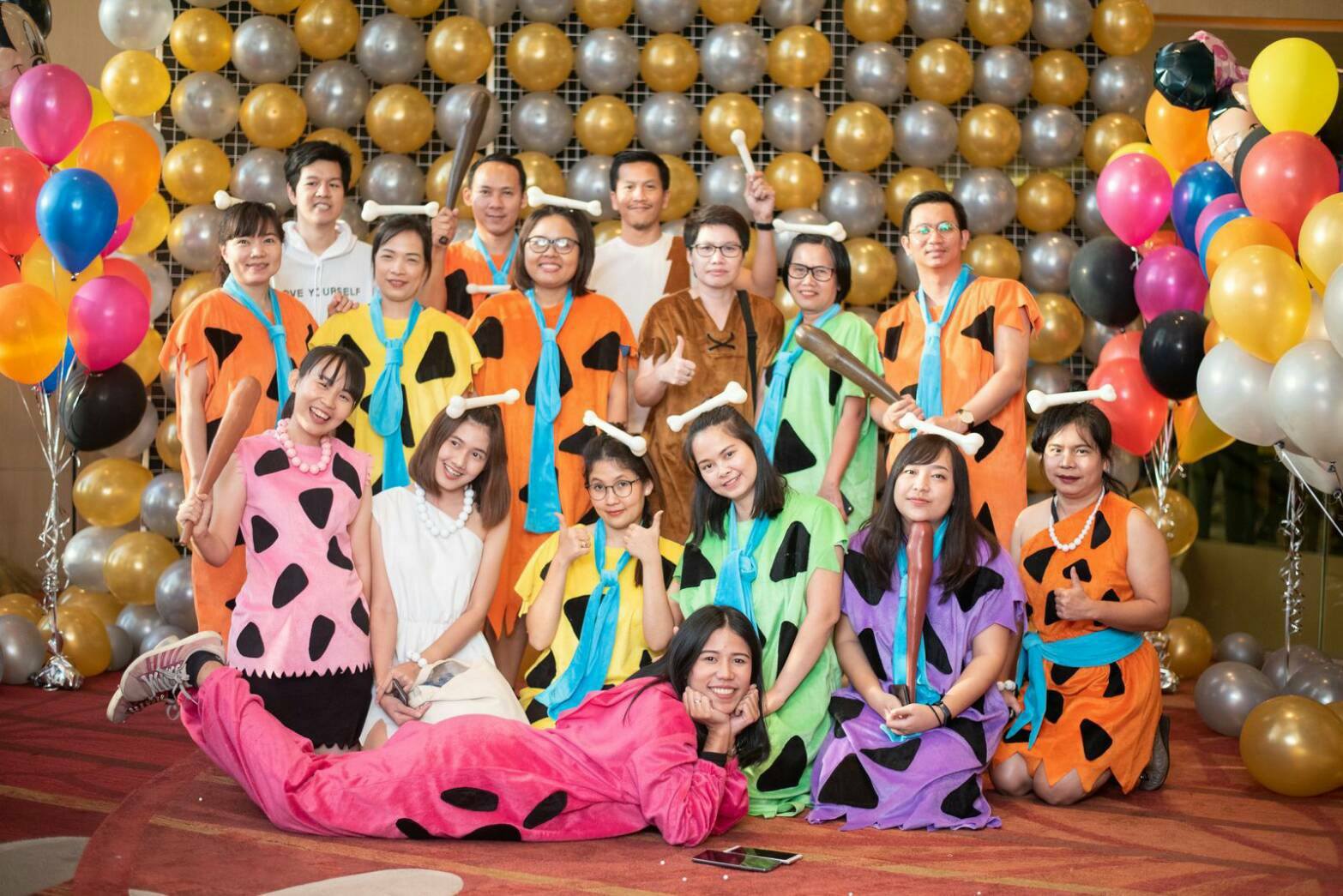 ชุดมนุษย์หินฟลิ้นสโตนหญิง