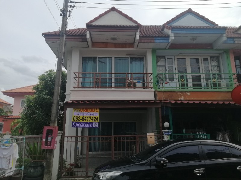 🚩H1173 ขายถูก ทาวน์เฮ้าส์ หลังริม มีพื้นที่ด้านข้าง หมู่บ้านเบญจพร สามโคก โครงการติดถนนปทุม-สามโคกา ใกล้โลตัสปทุมธานี ,โรงเรียนวิภารัตน์