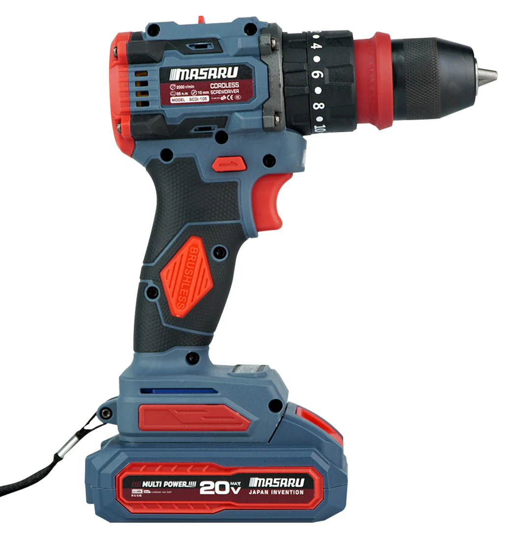 สว่านกระแทก2in1 SCDI-105-B2 MASARU ถอดเปลี่ยนหัวได้