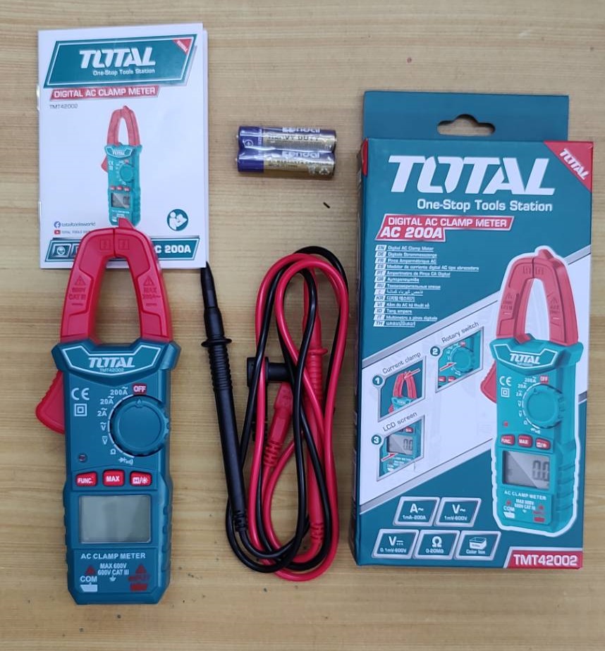 แคลมป์มิเตอร์ดิจิตอล รุ่น TMT42002 TOTAL