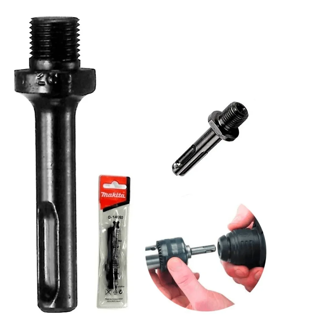 อแดปเตอร์ก้านต่อหัวสว่านจำปา SDS-PLUS MAKITA #D-14093