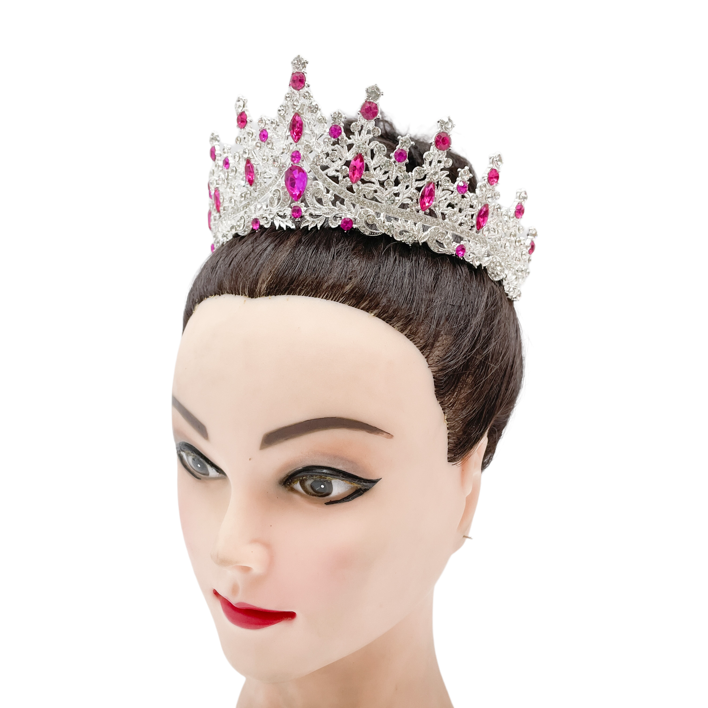 (พร้อมส่ง) เทียร่า 273 สีชมพูบานเย็น-เงิน มงกุฎนางงาม งานสวย ปราณีต QCเพชรทุกเม็ด ร้านคนไทย คุยง่าย ส่งเร็ว