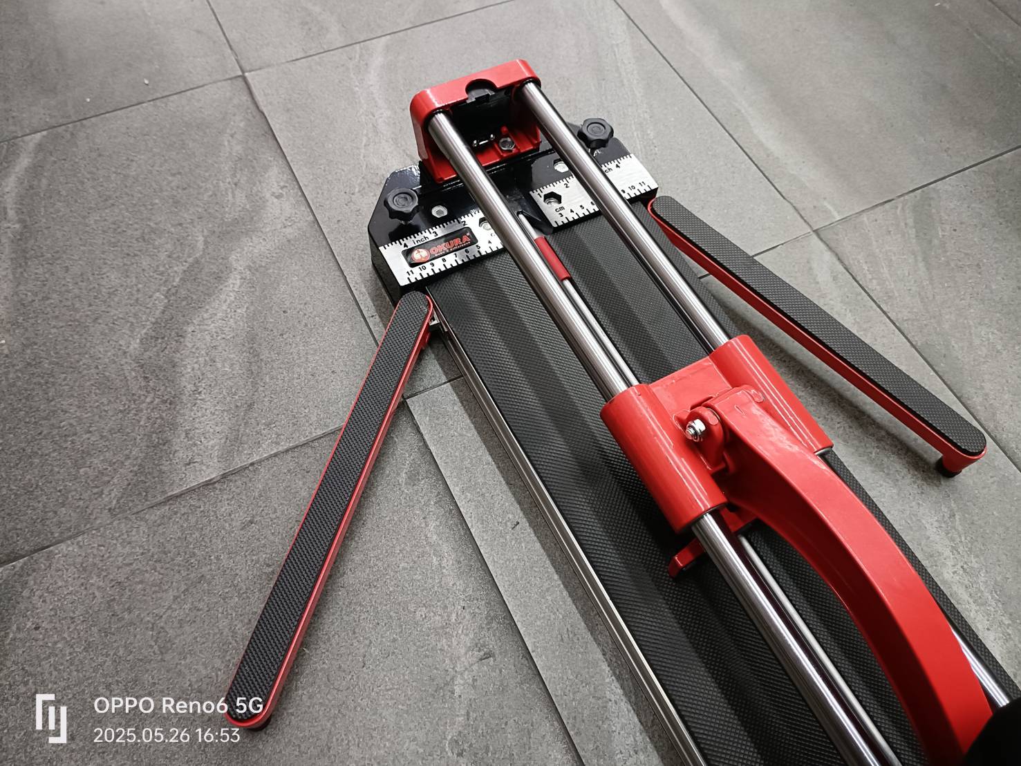 แท่นตัดกระเบื้อง24" D-OK-TC24P OKURA มีเลเซอร์