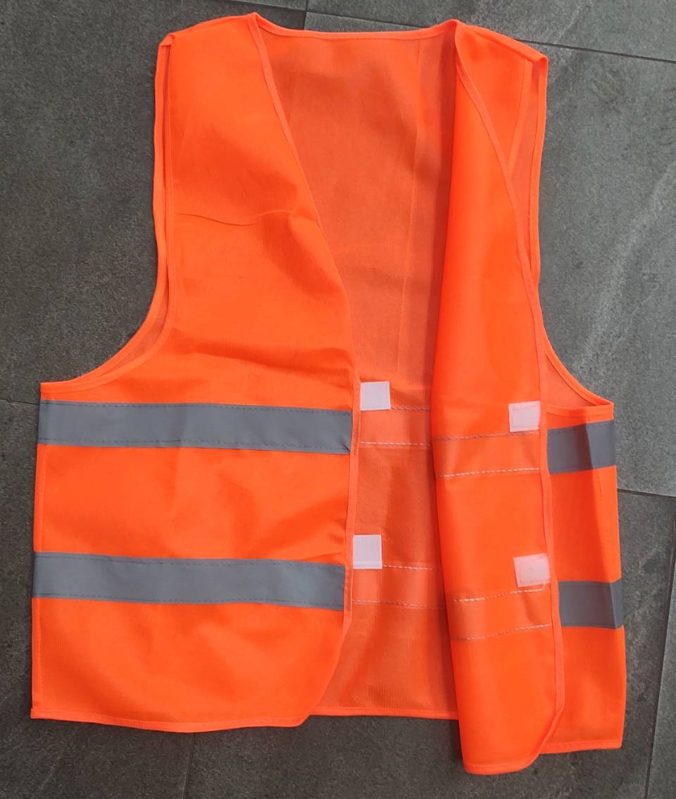 เสื้อสะท้อนแสง สีส้ม WK410