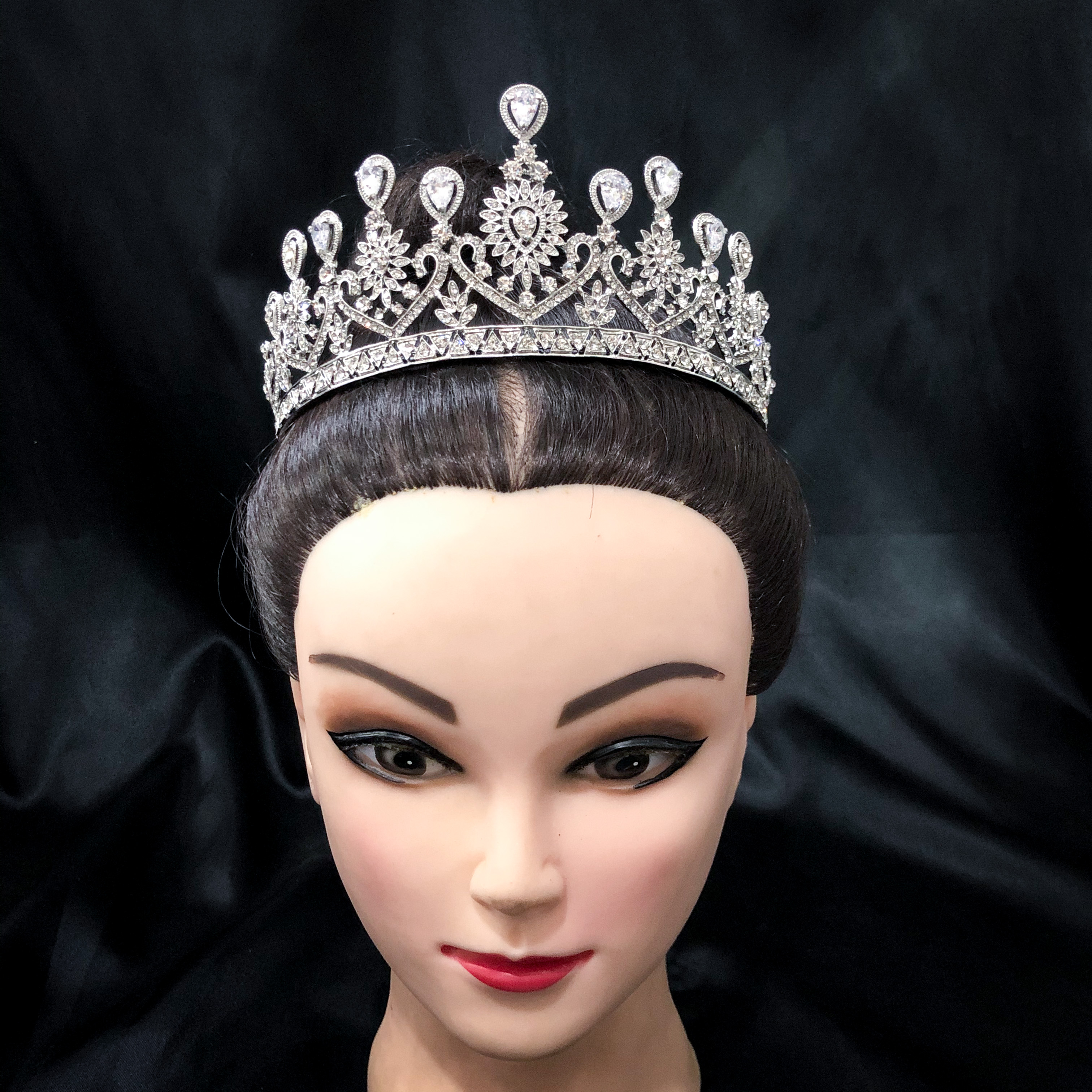 (พร้อมส่ง) เทียร่า 268 มงกุฎนางงาม มงกุฎเจ้าหญิง งานสวย ปราณีต QCเพชรทุกเม็ด สินค้าพร้อมส่งจากไทย