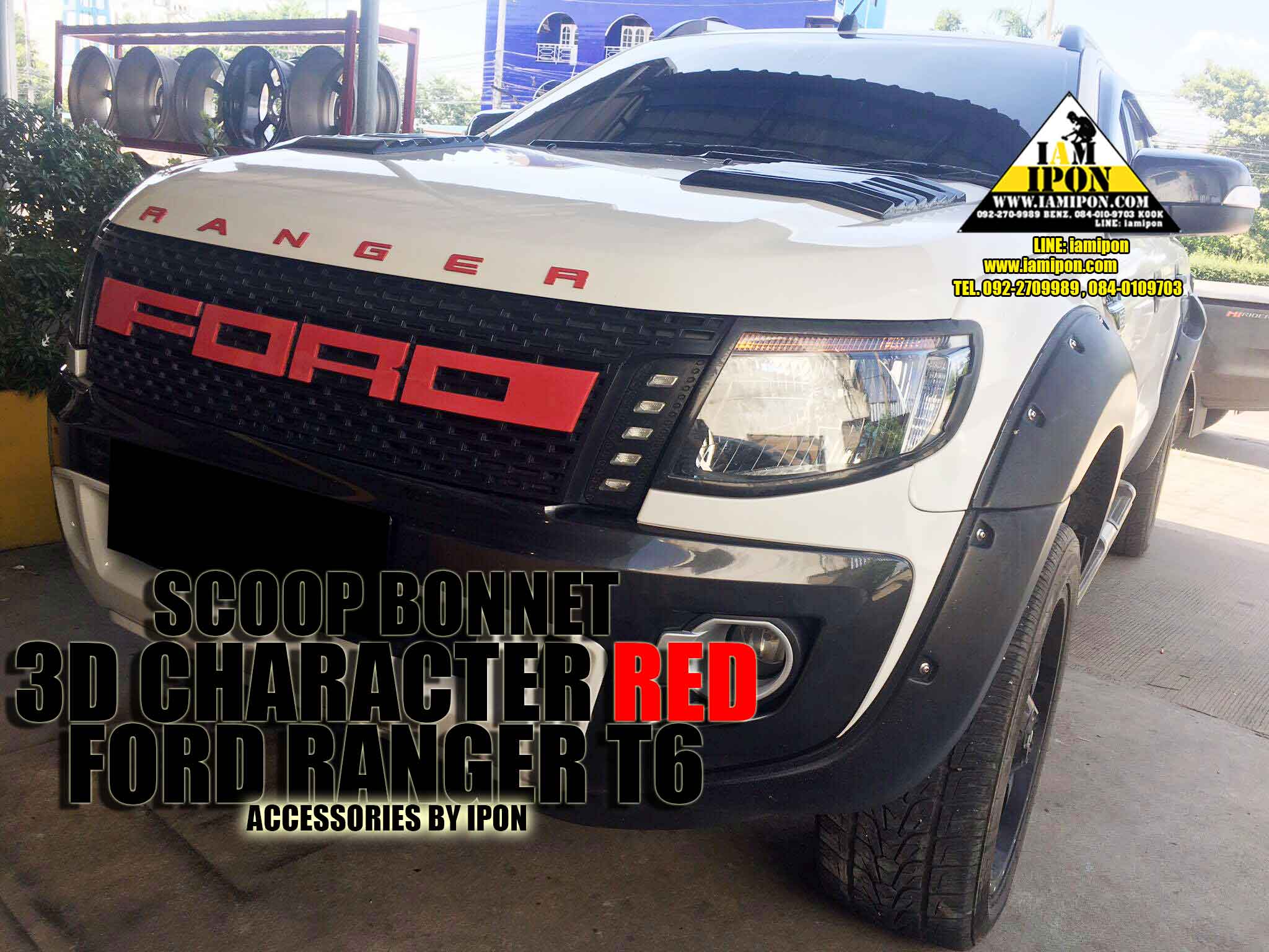 CHARACTER FORD RANGER T6-MC COLOR ตัวอักษรฟอร์ดเรนเจอร์ T6-MC รวมทุกสี