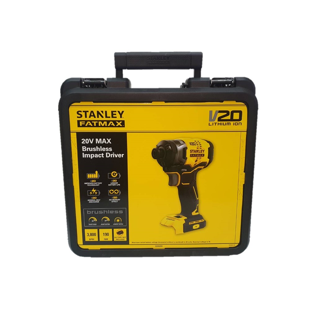 ไขควงกระแทกไร้สาย 20V SBI820K STANLEY ตัวเปล่า