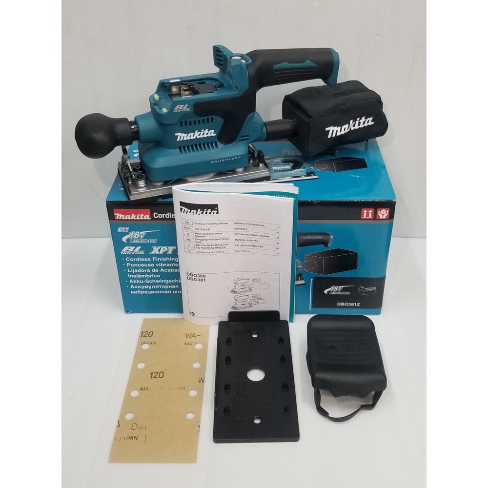 ขัดกระดาษทรายแบบสั่น18V DBO381Z MAKITA
