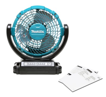 พัดลมไร้สาย7"12V CF101DZ MAKITA ส่ายได้