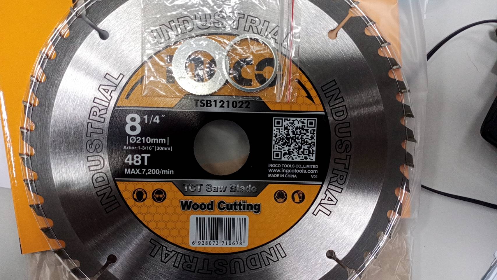 ใบเลื่อยวงเดือน8"x48T รูเพลา30มม. INGCO #TSB121022