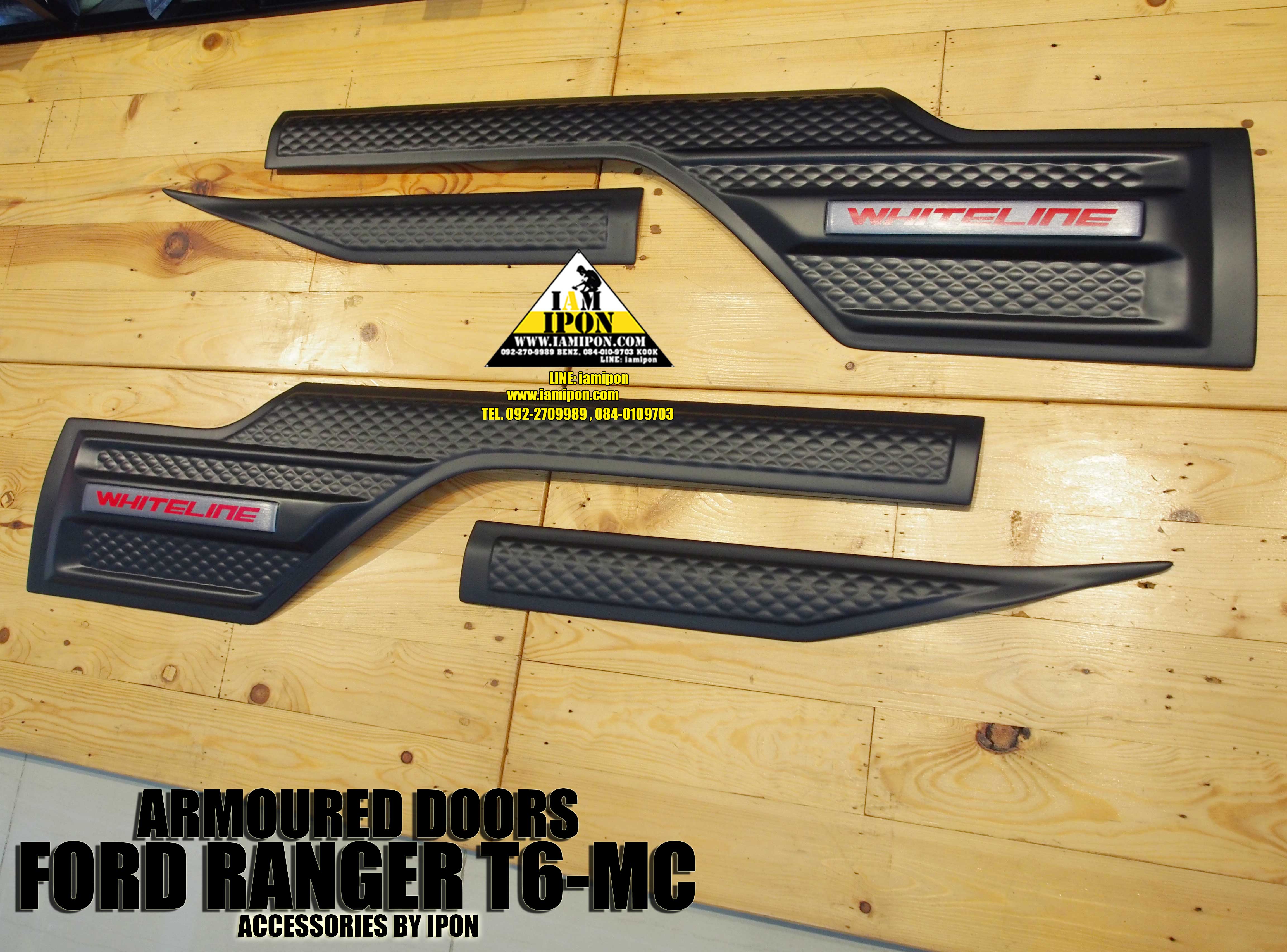 ARMOURED DOORS FORD RANGER T6-MC ชุดกาบประตูด้านบนฟอร์ดเรนเจอร์ T6-MC