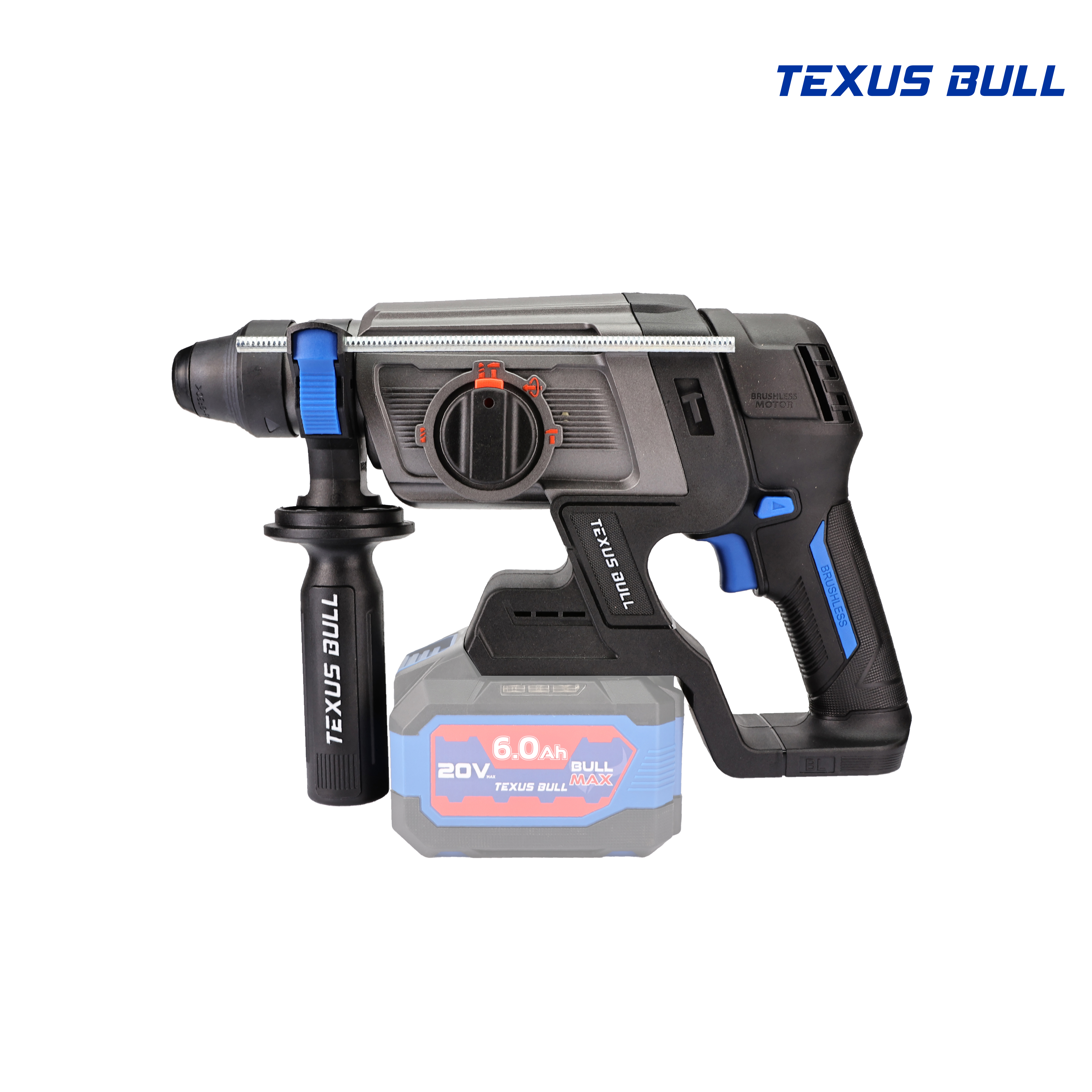 TEXUS BULL สว่านโรตารี่ไร้สาย 26มม. 3ระบบ 20V Rotary Hammer TX-9411 (ตัวเปล่า)