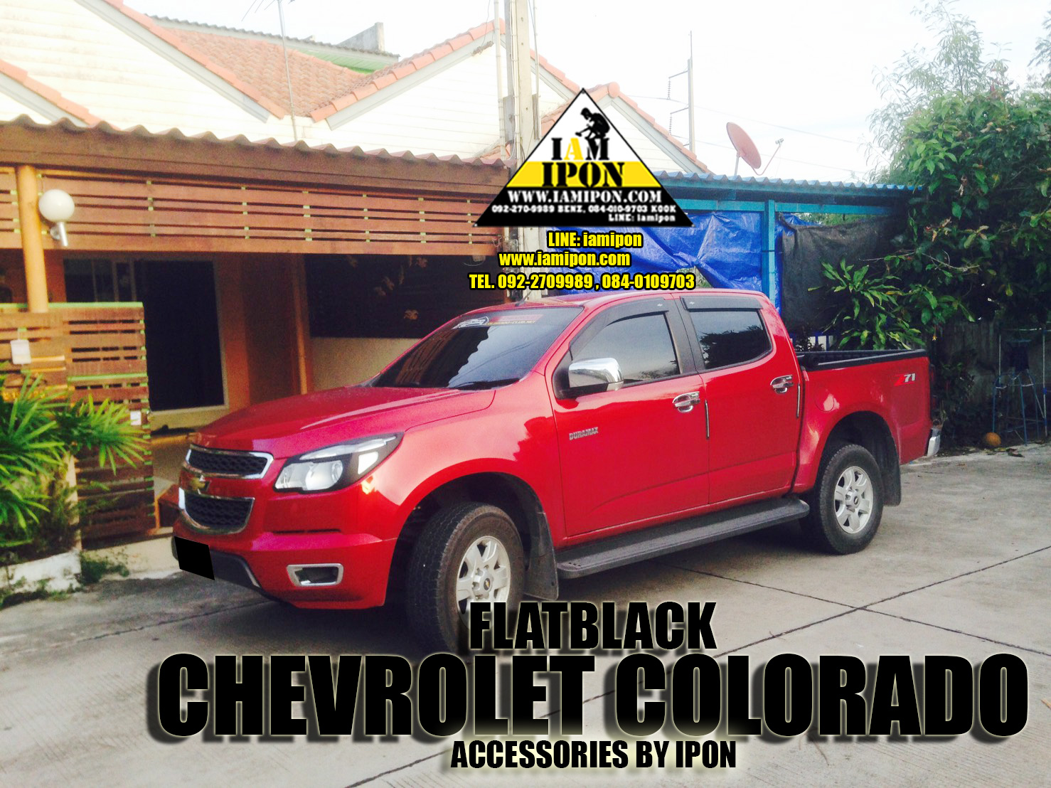HEAD LAMP COVER CHEVROLET ALL NEW COLORADO 2012 ครอบไฟหน้าดำด้านออนิวโคโลราโด 2012
