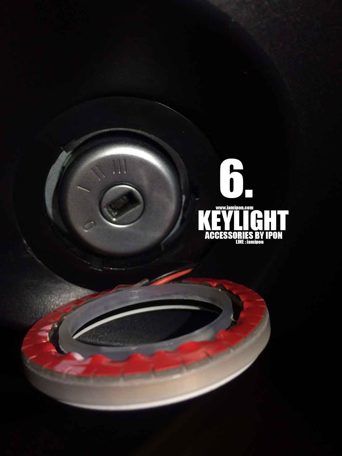 KEYLIGHT FORD RANGER T6-MC ไฟกุญแจฟอร์ดเรนเจอร์ T6-MC