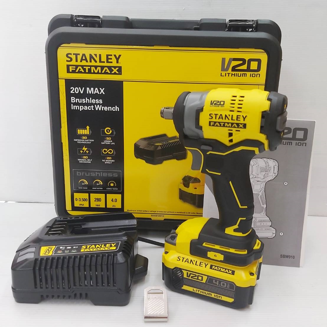 บล็อกกระแทกไร้สาย20V SBW910M1K STANLEY