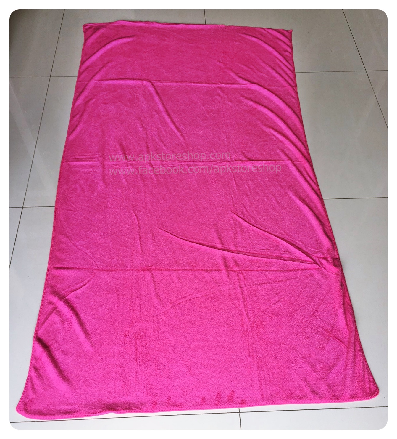 ขายส่ง ผ้าเช็ดตัวนาโน จัมโบ้ สีพื้น (แบบหนา) ส่ง 63 บาท