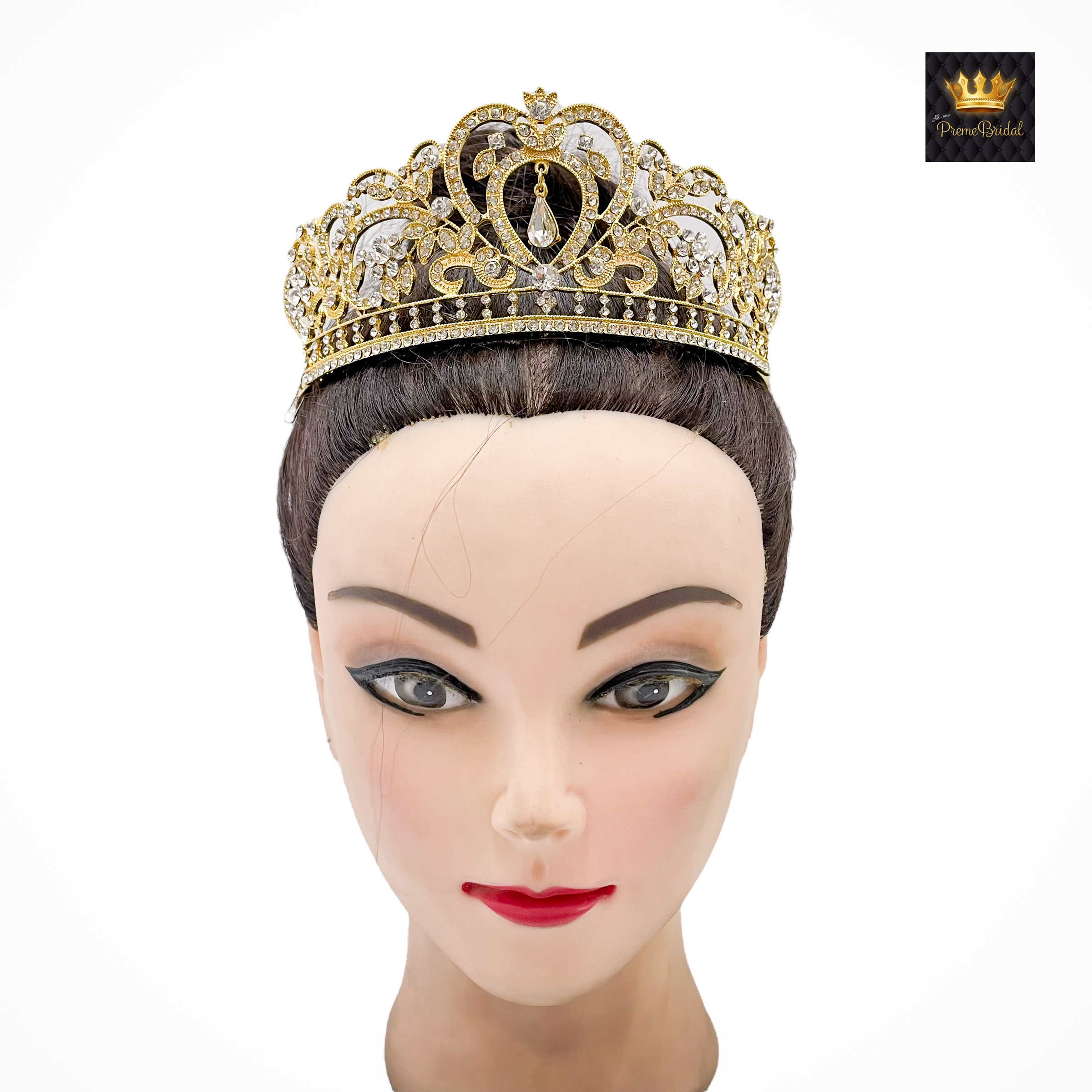 (พร้อมส่ง) เทียร่า 051 ทอง มงกุฎนางงาม มงกุฎเจ้าหญิง งานสวย ปราณีต QCเพชรทุกเม็ด สินค้าพร้อมส่งจากไทย